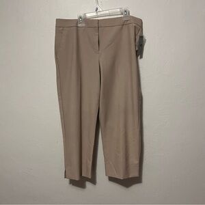 Worthington Tan cropped Women's Pants modern fit size 12